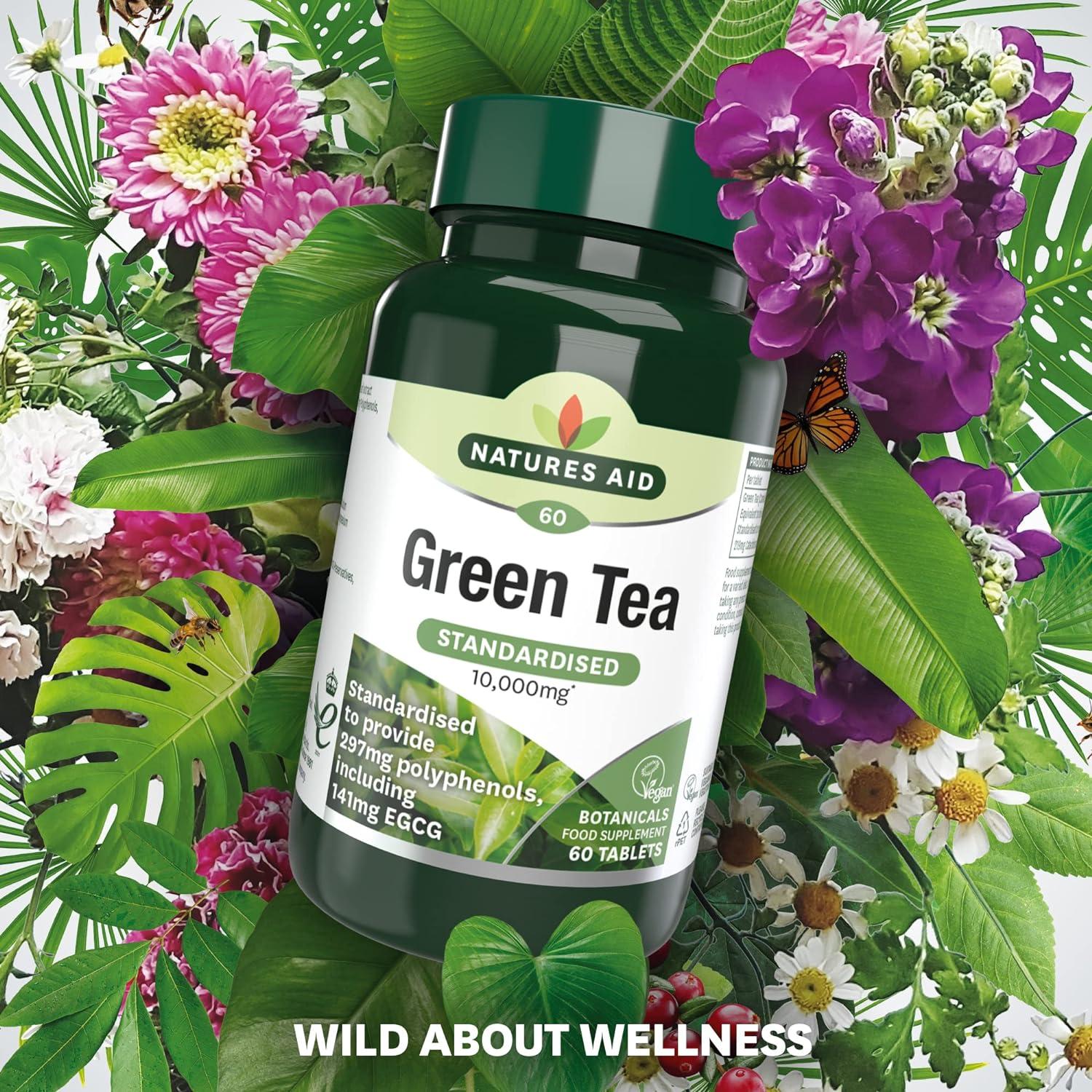 natures aid 10000 mg Green Tea Tablets - Pack of 60 Tablets | Buy Now ...