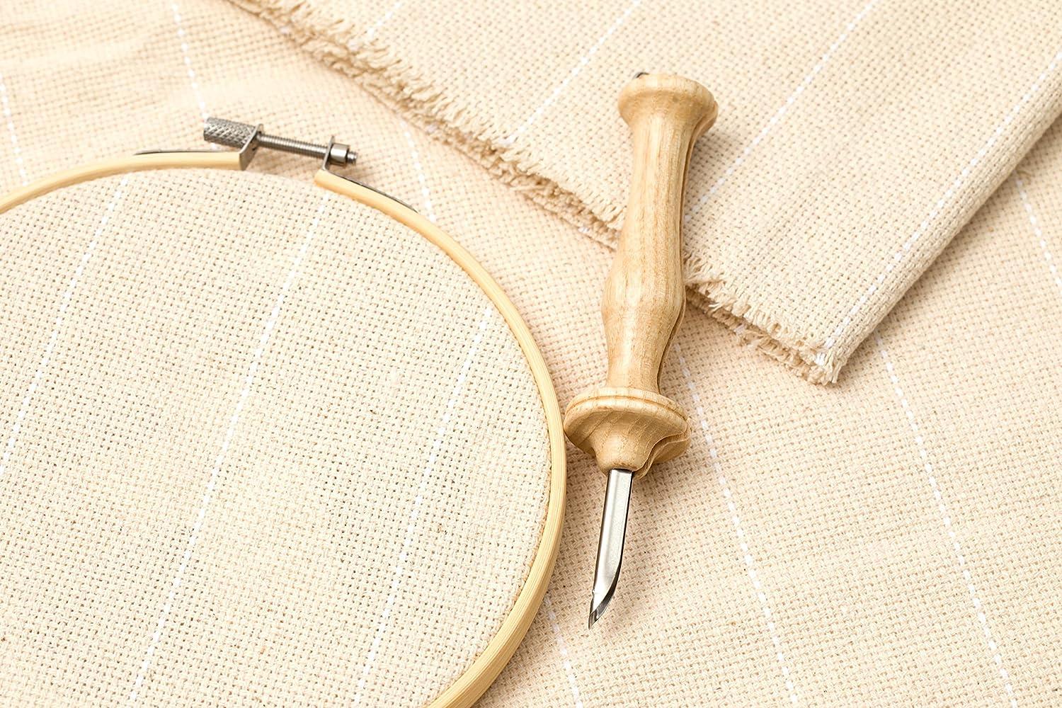 DIY Embroidery Cloth Needlework Monks Fabric Durable Punch Needle Handmade  Cross Stitch Monk's Cloth Sewing Accessory