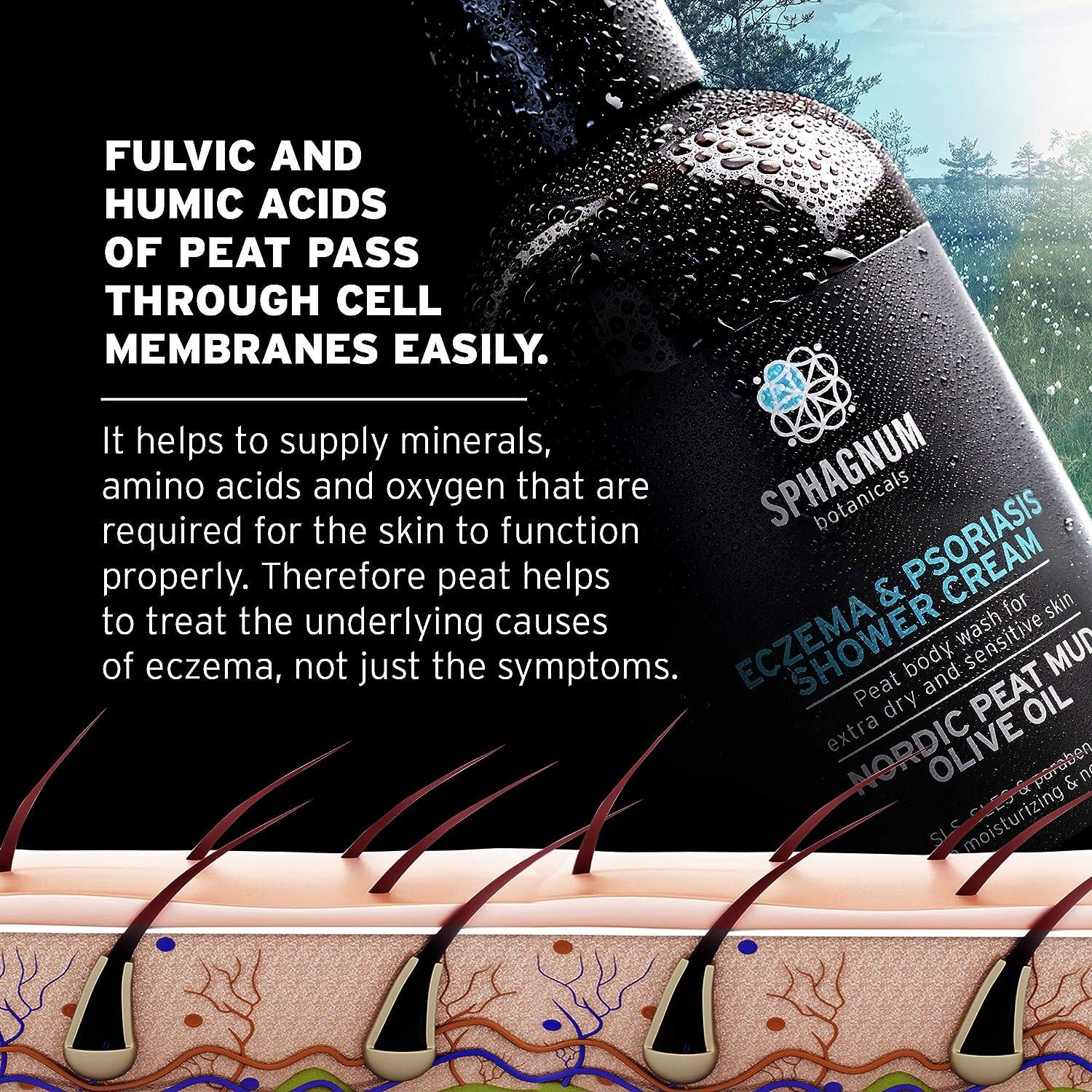 Psoriasis Body Wash 100 Natural pH Balancing Acids and Olive Oil Shower Cream. Sulfate Free