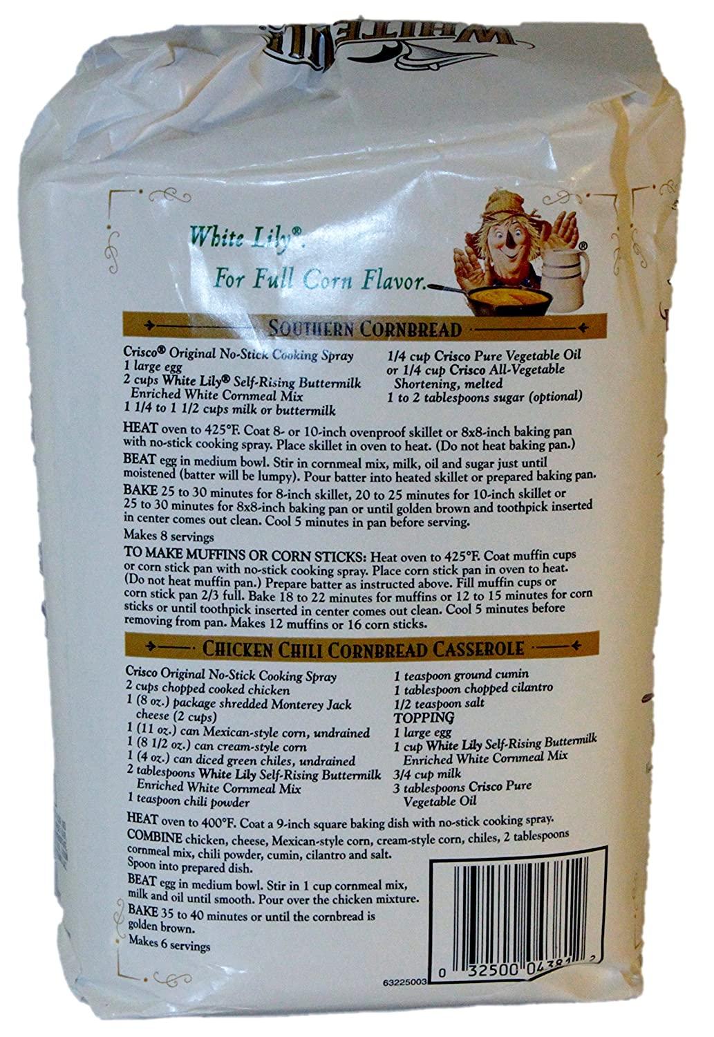 White Lily SelfRising Buttermilk White Cornmeal Mix Enriched and