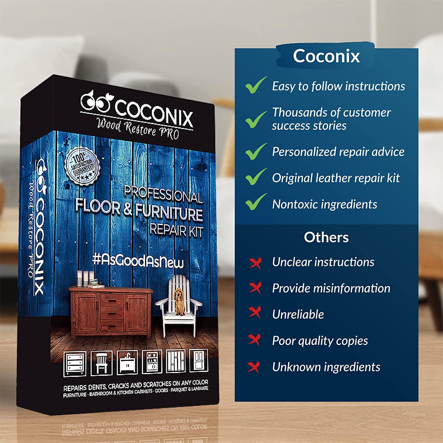 Coconix Floor and Furniture Repair Kit Restorer of Your Wooden Table
