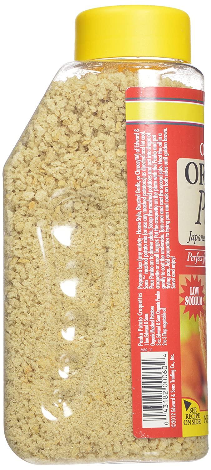 Edward & Sons Organic Panko, Japanese Style Breadcrumbs, 63 Ounce (Pack