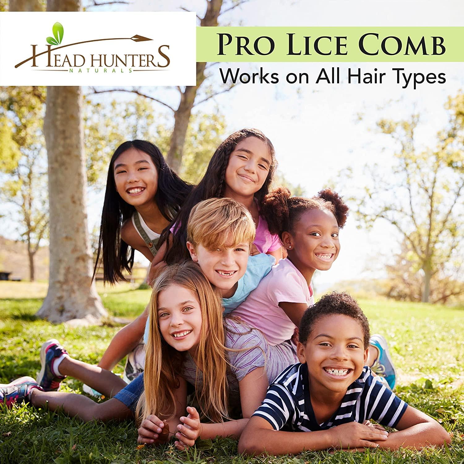 Head Hunters Naturals Pro Lice Comb for Kids and Adults Head Lice