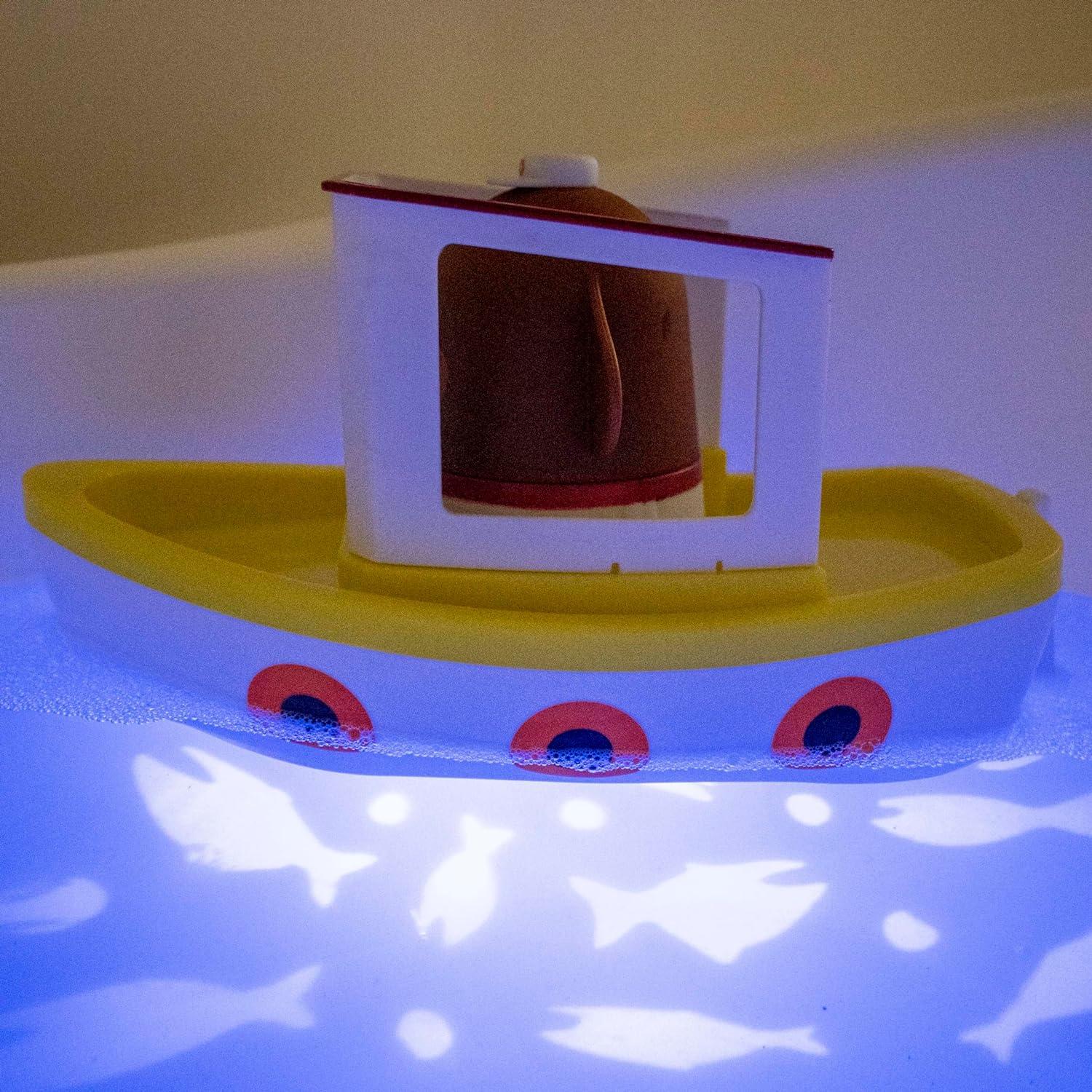 Hey Duggee Lightshow River Boat Underwater Light Show Bath Toy Boat