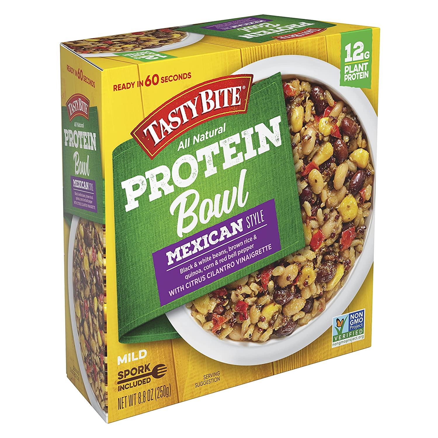 Tasty Bite Mexican Protein Bowl Vegan, Microwaveable, 12g Plant