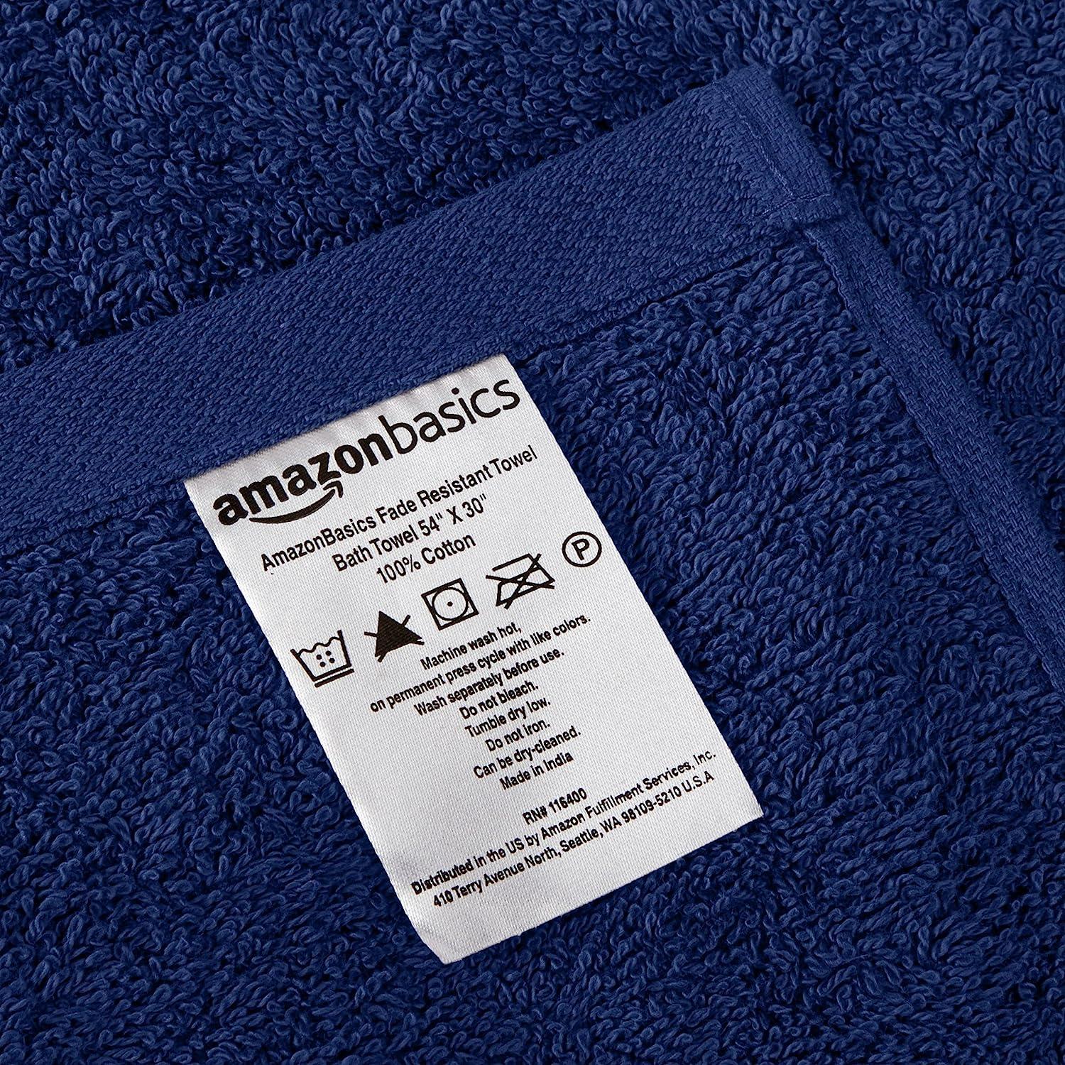 Amazonbasics bath cheap towels