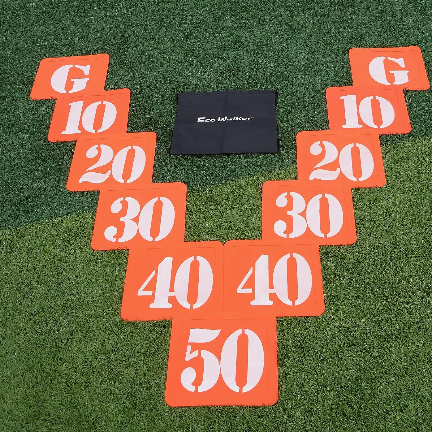 Eco Walker Football Field Yard Line Markers Yardage Markers with