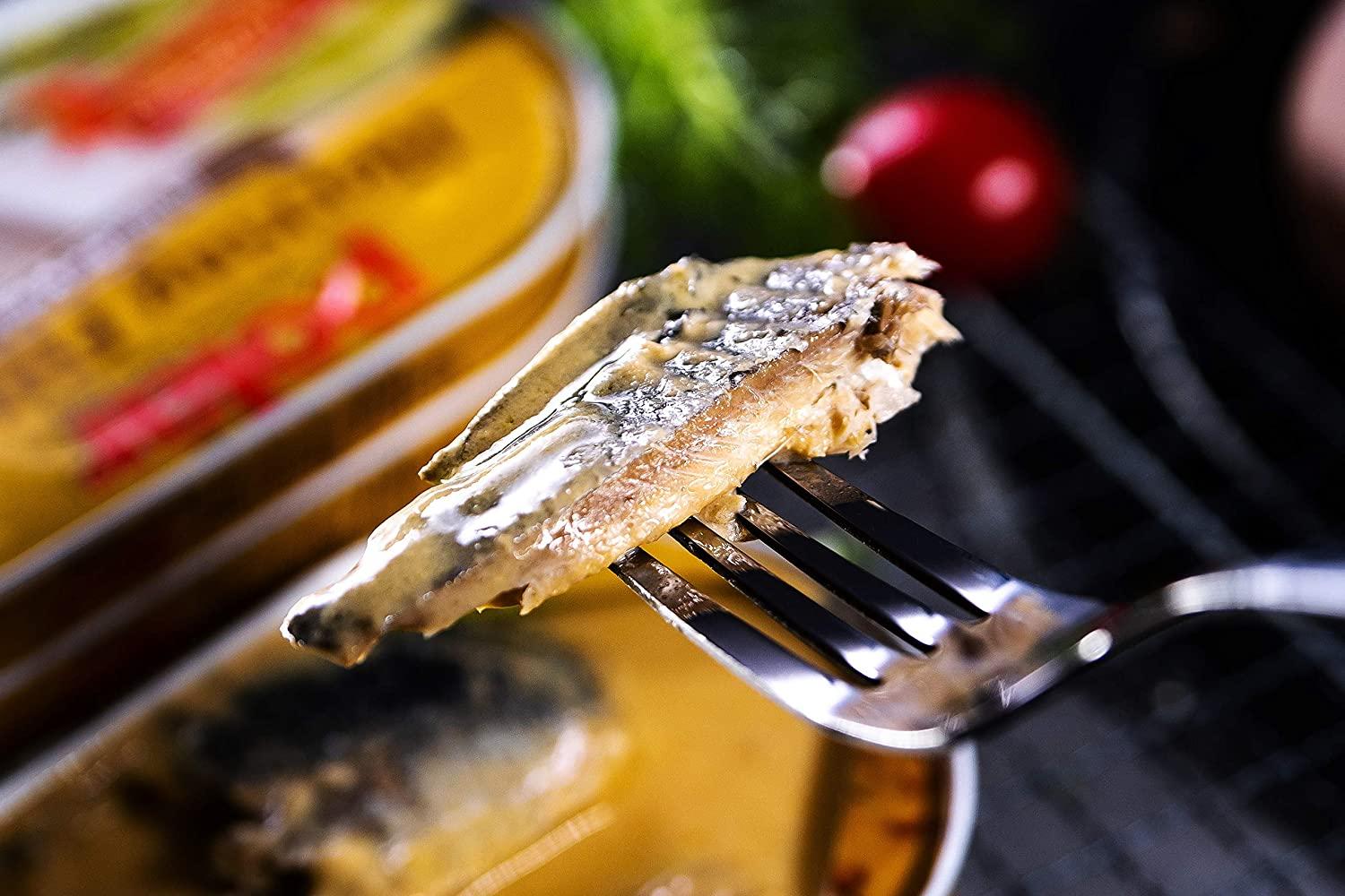 MW polar Herring Fillets in Mustard Sauce, 6 Ounce (Pack of 14) Mustard