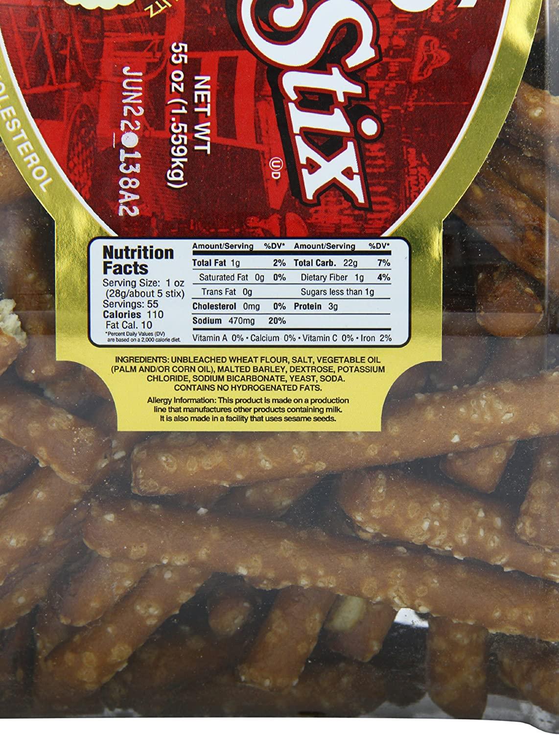 Utz Country Store Pretzel Stix 55 oz. Barrel Thicker 4 Pretzel Sticks