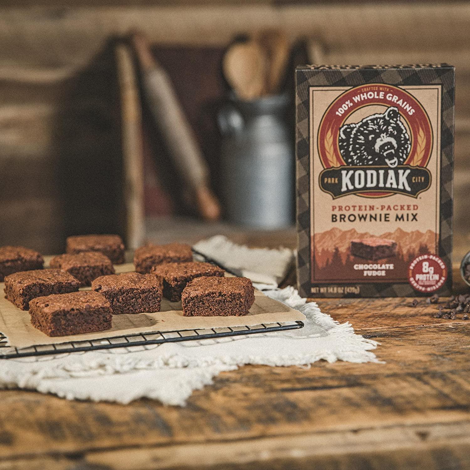 Kodiak Cakes Protein Brownie Mix 100 Whole Grains Chocolate Brownies Mix 8g Protein Per