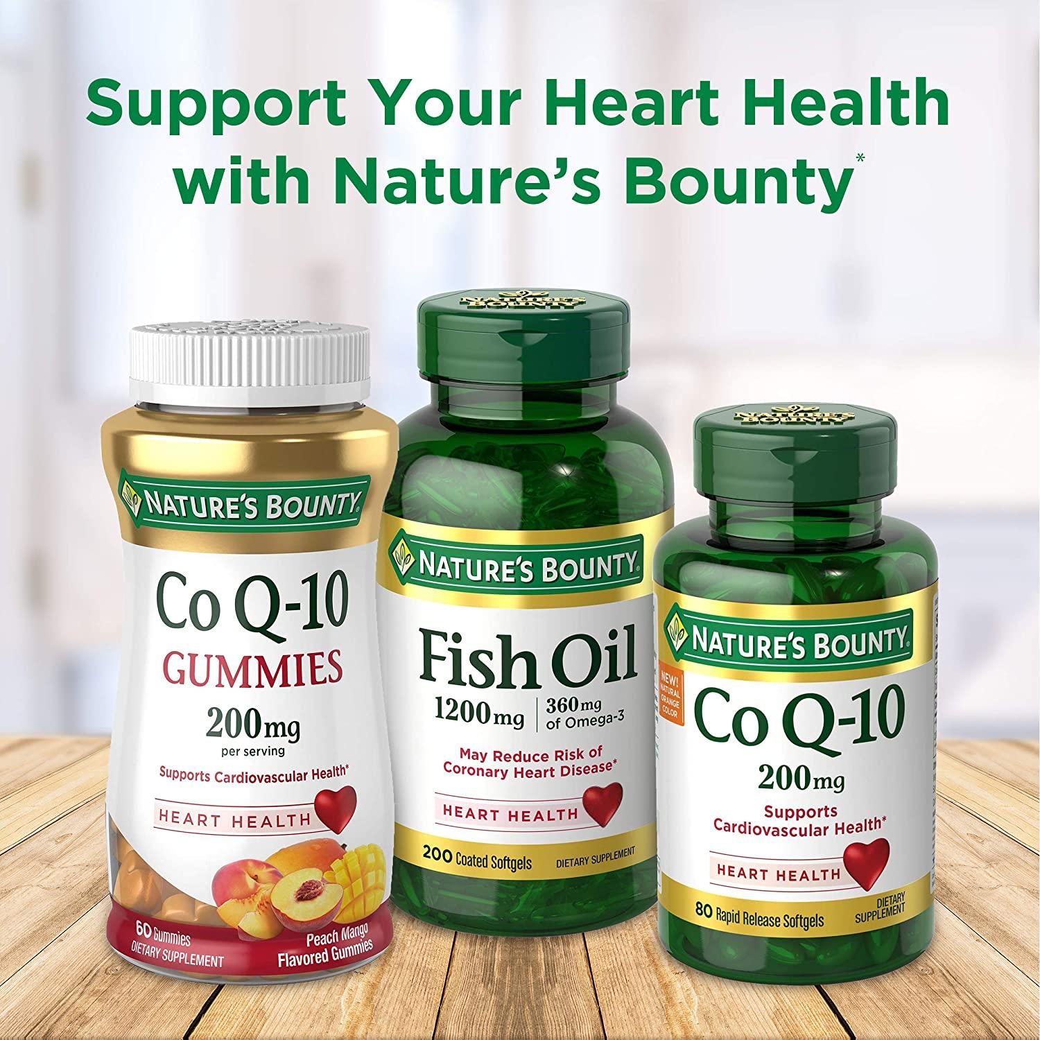 Nature's Bounty Fish Oil 1000 mg 220 Coated Softgels