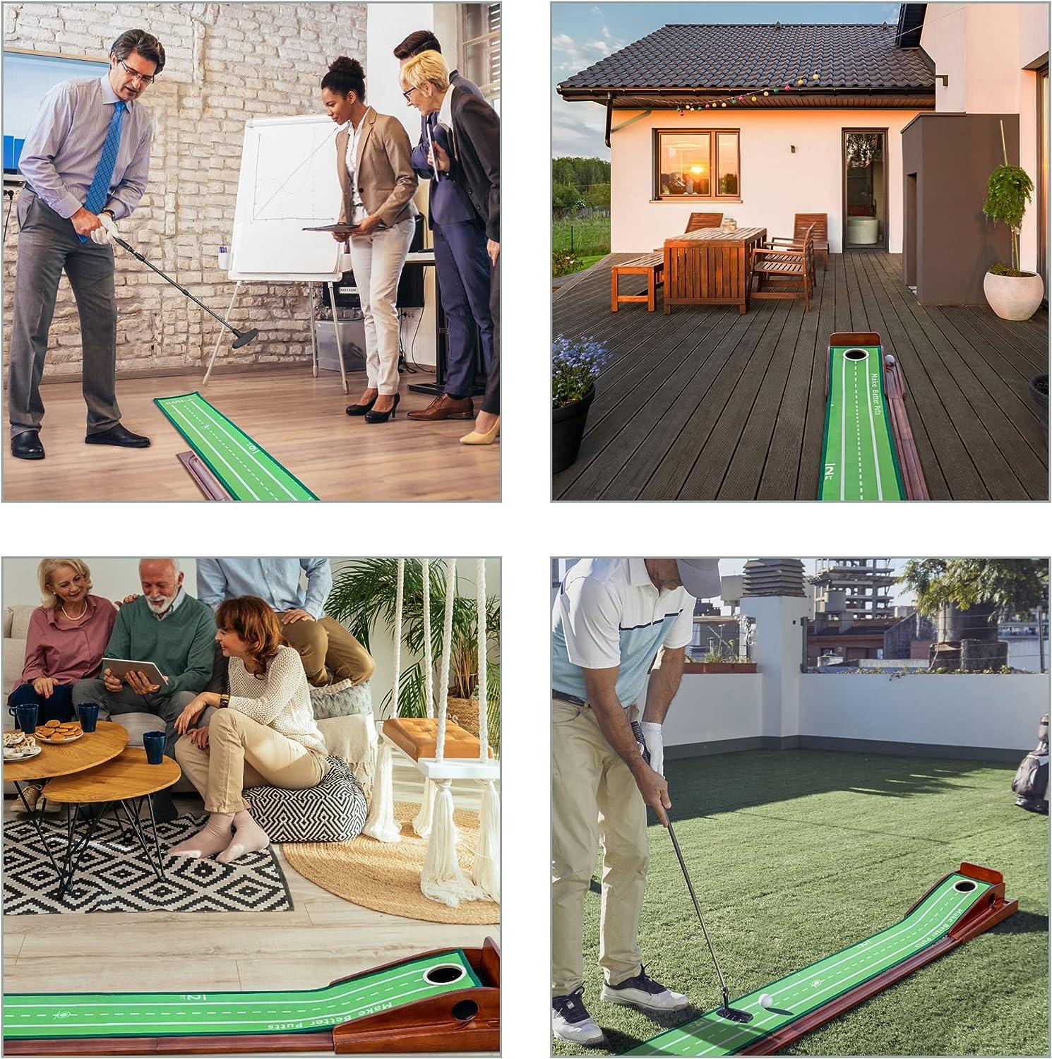 ToVii Putting Green-Golf Putting Matt for Indoors/Outdoor,Golf