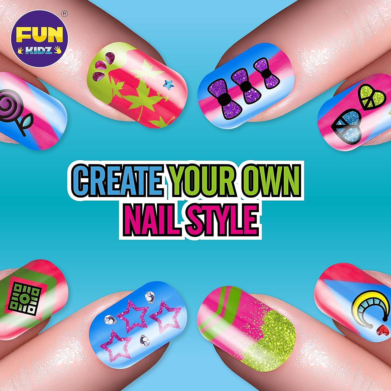 Nail-Art Set for Girls - with Artificial Nails – School Mall