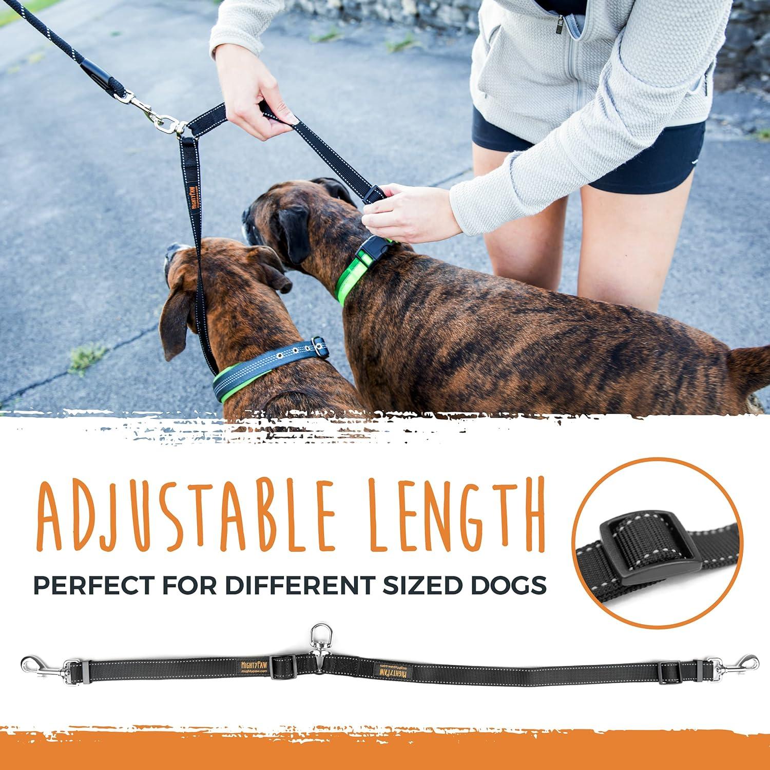 Mighty Paw Double Dog Lead Tangle-Free Dual Pet Leash with