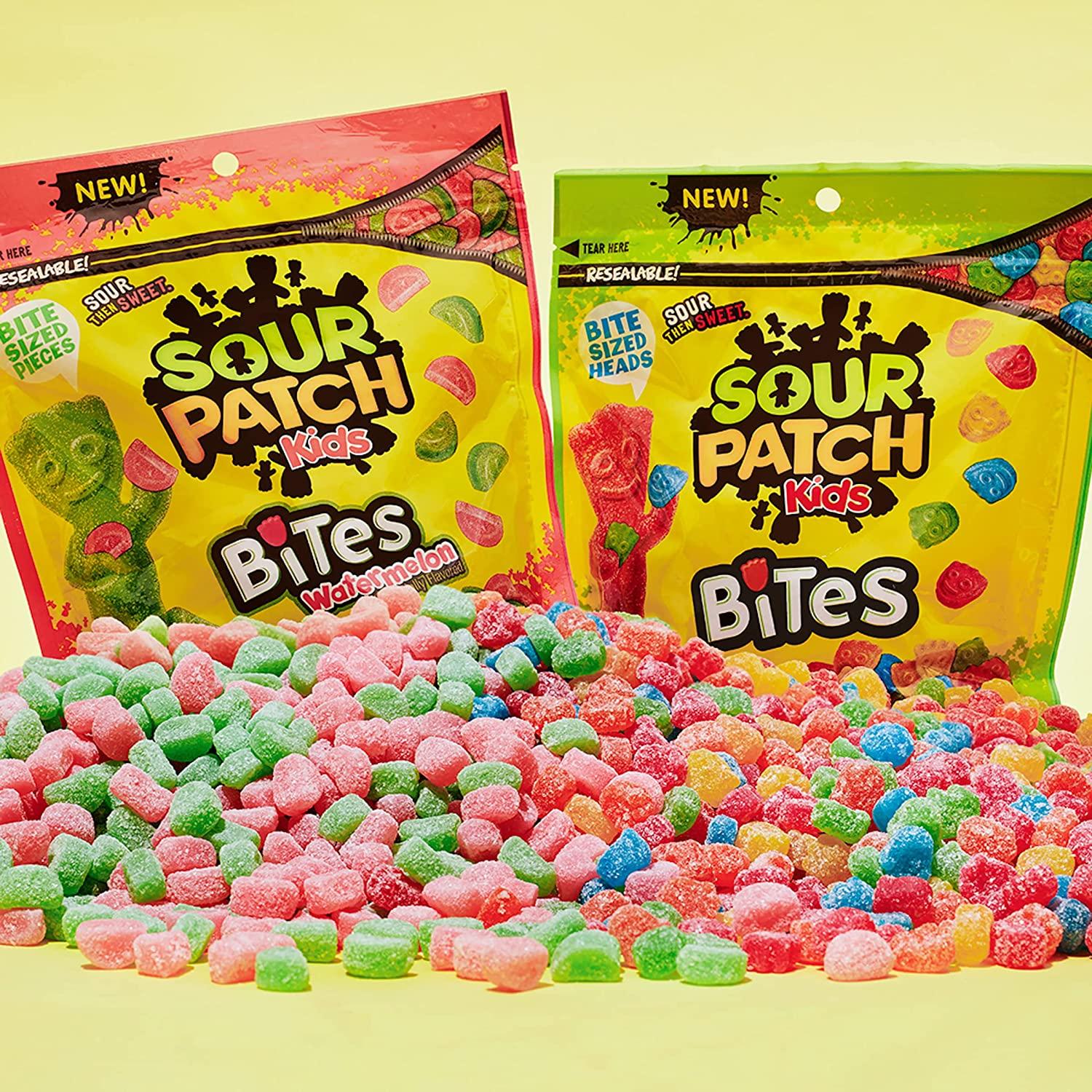 SOUR PATCH KIDS Bites Original and Watermelon Variety Pack - 12oz (Pack ...
