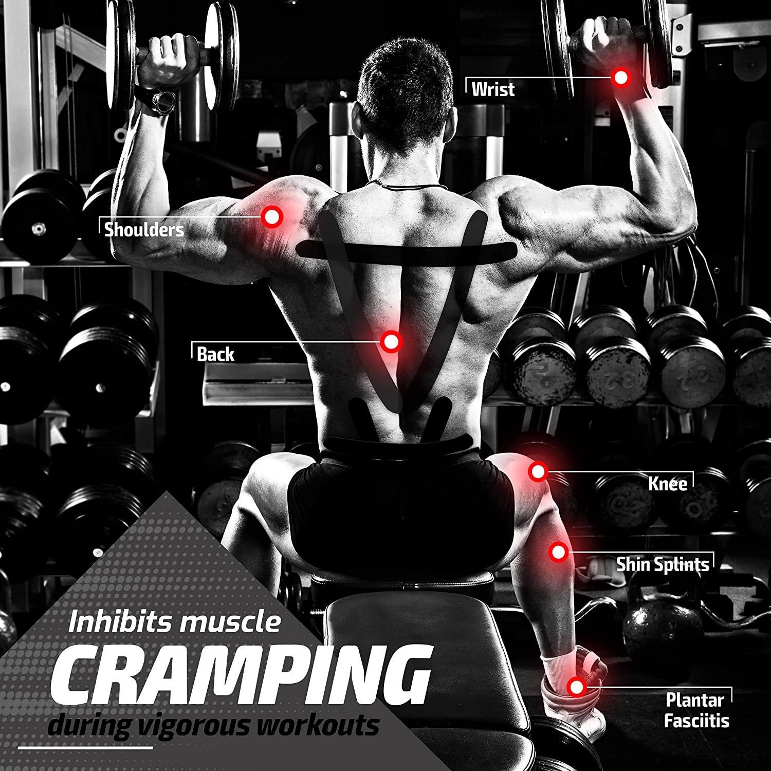 Physix Gear Kinesiology Tape Pro Waterproof Physio Sports Tape for