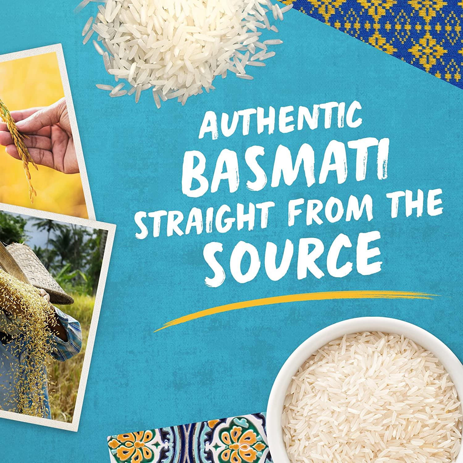 Tilda Pure Basmati Rice Premium Aromatic and Authentic Rice Large