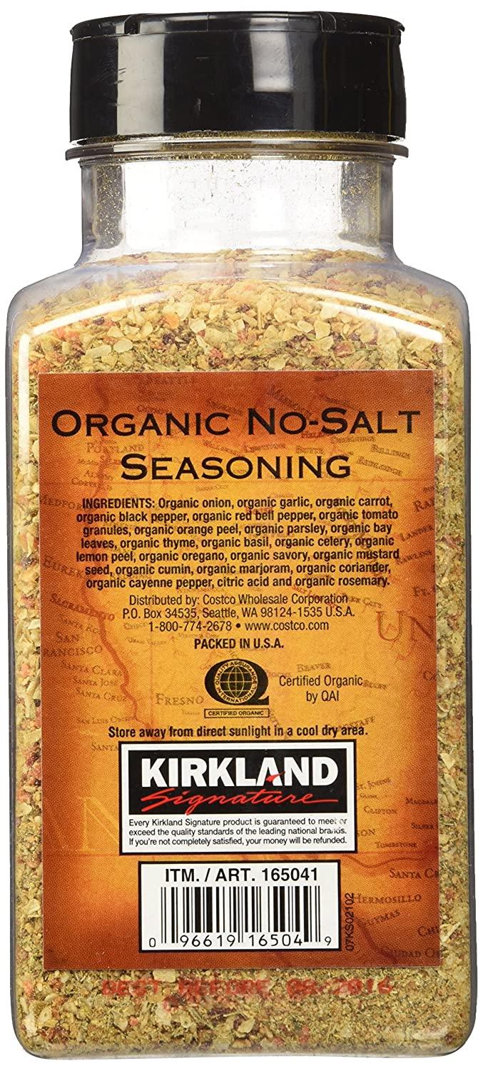 Kirkland Signature Organic NoSalt Seasoning, 14.5 Ounce