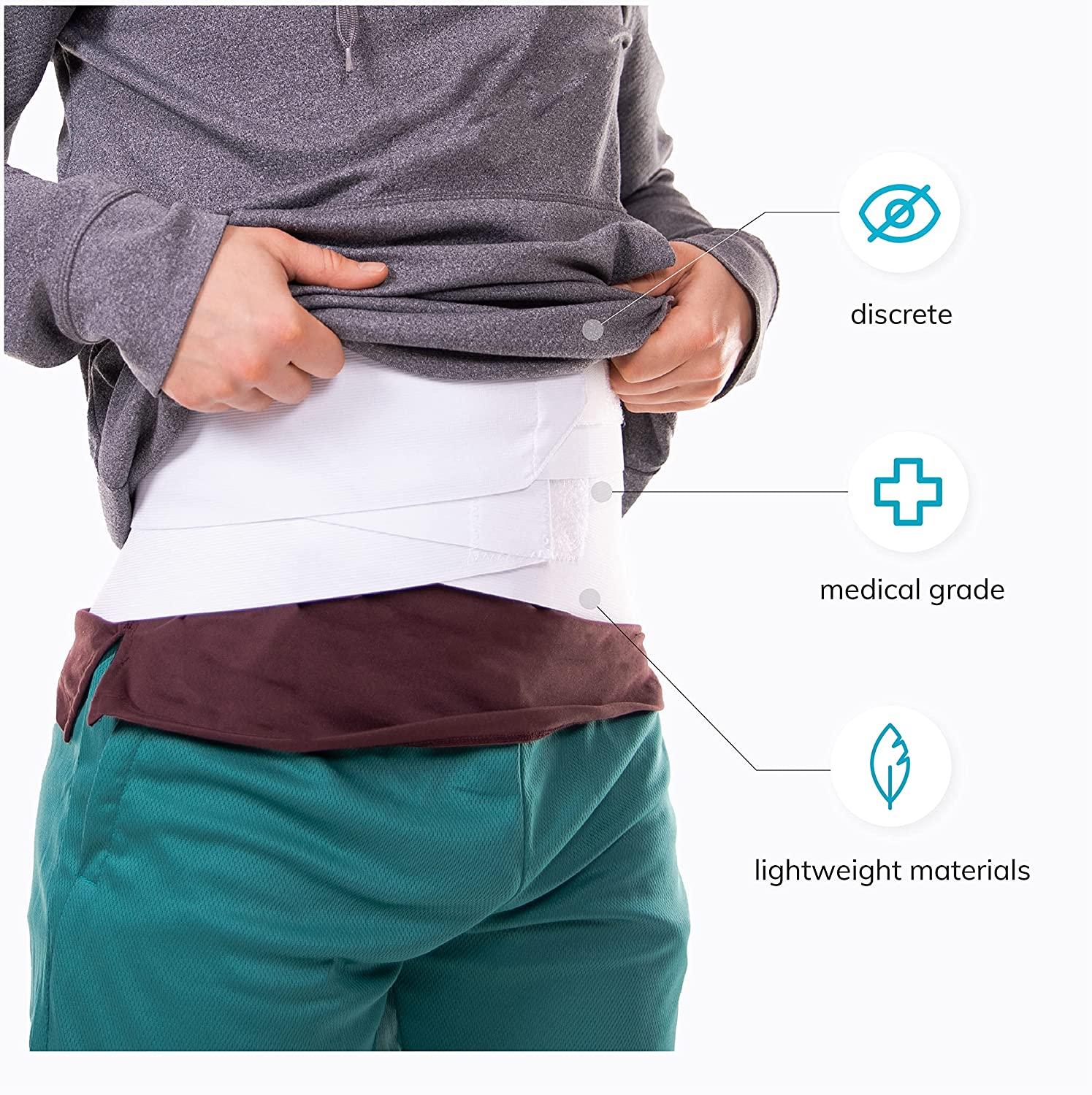 BraceAbility Lower Back Pain Brace Lumbar Support Belt for Herniated