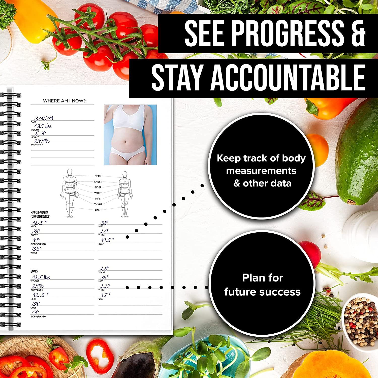 Fitness Journal for Women Men Food Workout Planner for