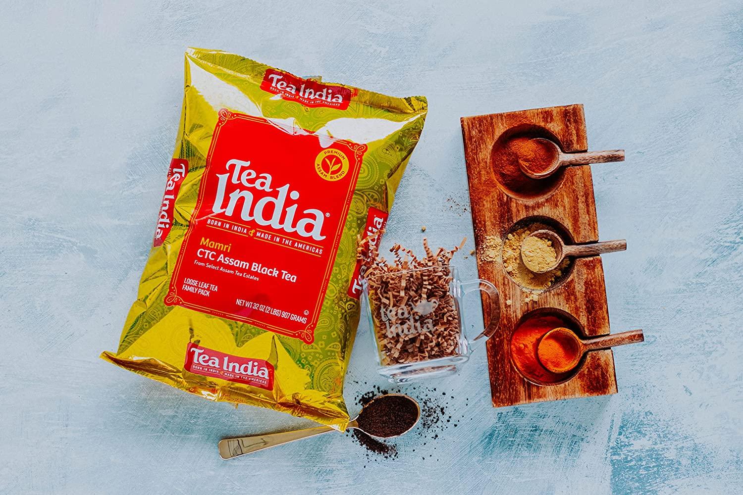 Tea India CTC Assam Loose Leaf Black Tea Premium FullBodied Blend