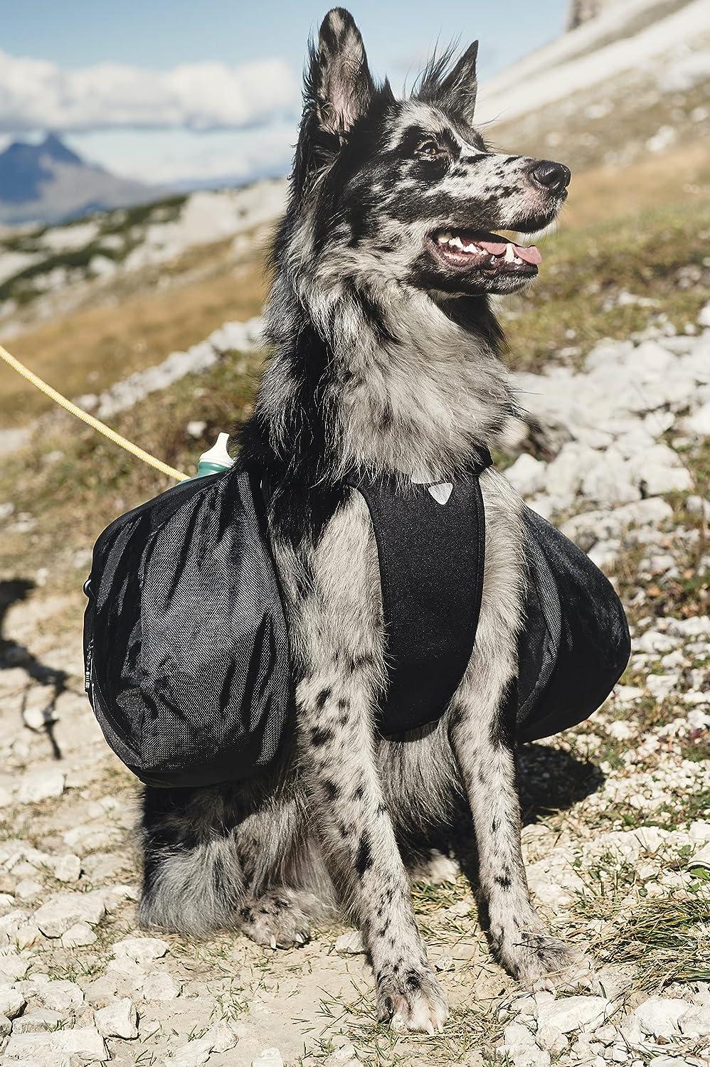 Hurtta Trail Pack Dog Backpack Raven Medium 30 38 in 40 80 lbs