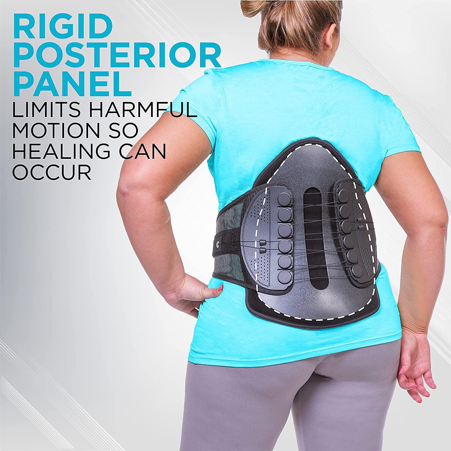 Adjustable Lumbar Back Brace for Disc & Muscle Injury