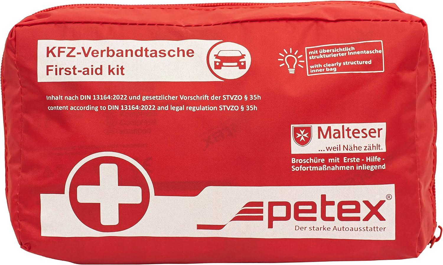 FARST aid kit  Buy PETEX 43930012 DIN 13164 First Aid Kit - International