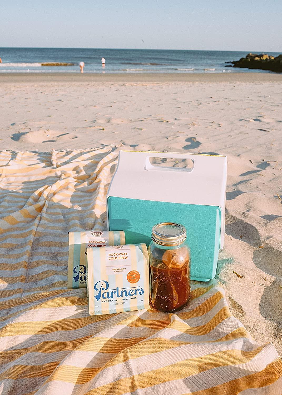 Partners Rockaway Blend Cold Brew Coffee Bags Medium Roast Ground