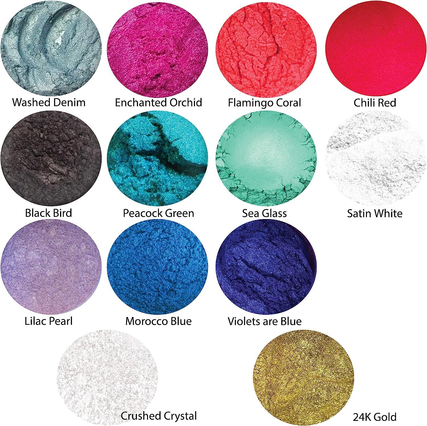 Mica Pigment Powders for Resin, Candles, Bath Bombs, and Crafts Orchid