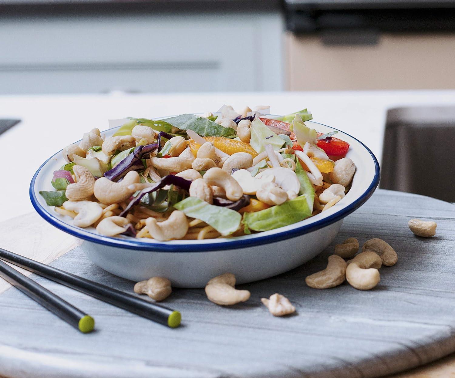 Zeina Jumbo Cashew Nuts (Raw) with High Vitamin B6 and Iron (1Kg) Natural Fibre and Protein. A