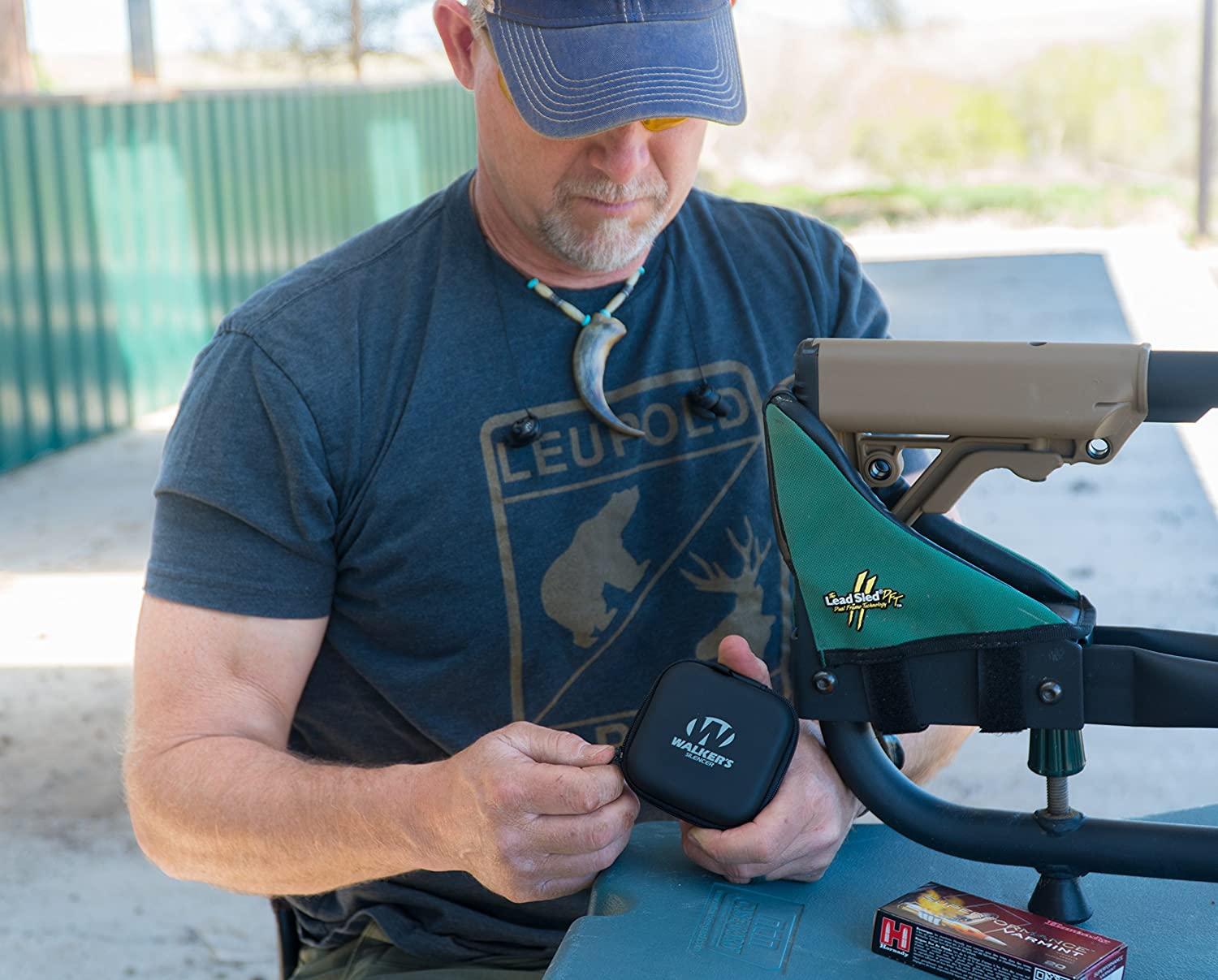 WALKERS Silencer Wireless NRR25dB Electronic Sound Suppression Hearing Protection Earbuds for