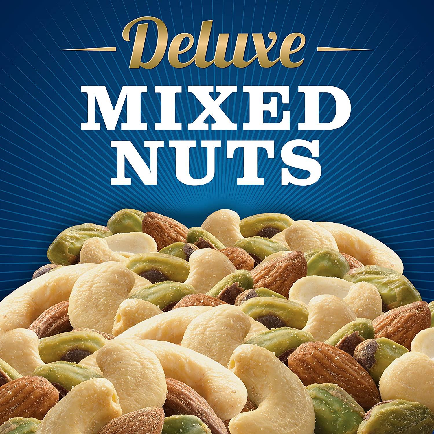 PLANTERS Deluxe Pistachio Mix 14.5 oz Mixed Nuts & Pistachios