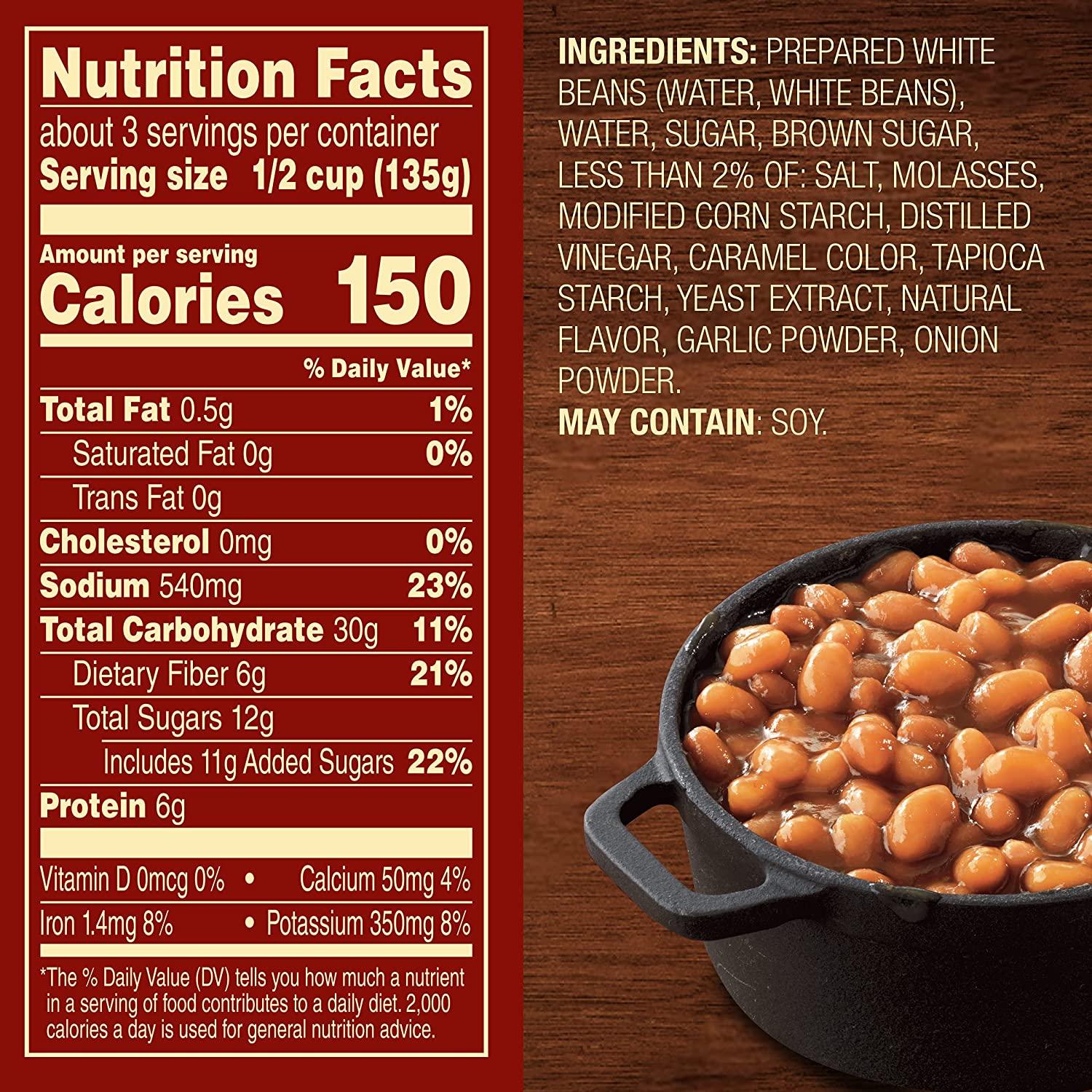 Van Camp's Original Baked Beans, Canned Beans, 15 OZ (Pack of 12)