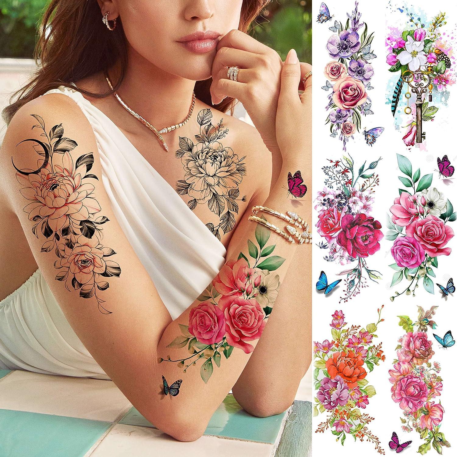 36 Gorgeous flower tattoo designs & Ideas | Tattoos for women flowers,  Forearm tattoo women, Arm tattoos for women