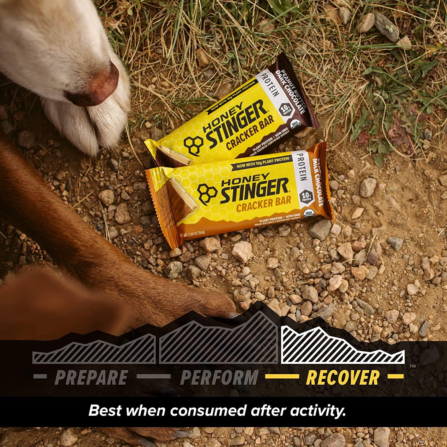 Honey Stinger Protein Cracker Bar Peanut Butter Milk Chocolate