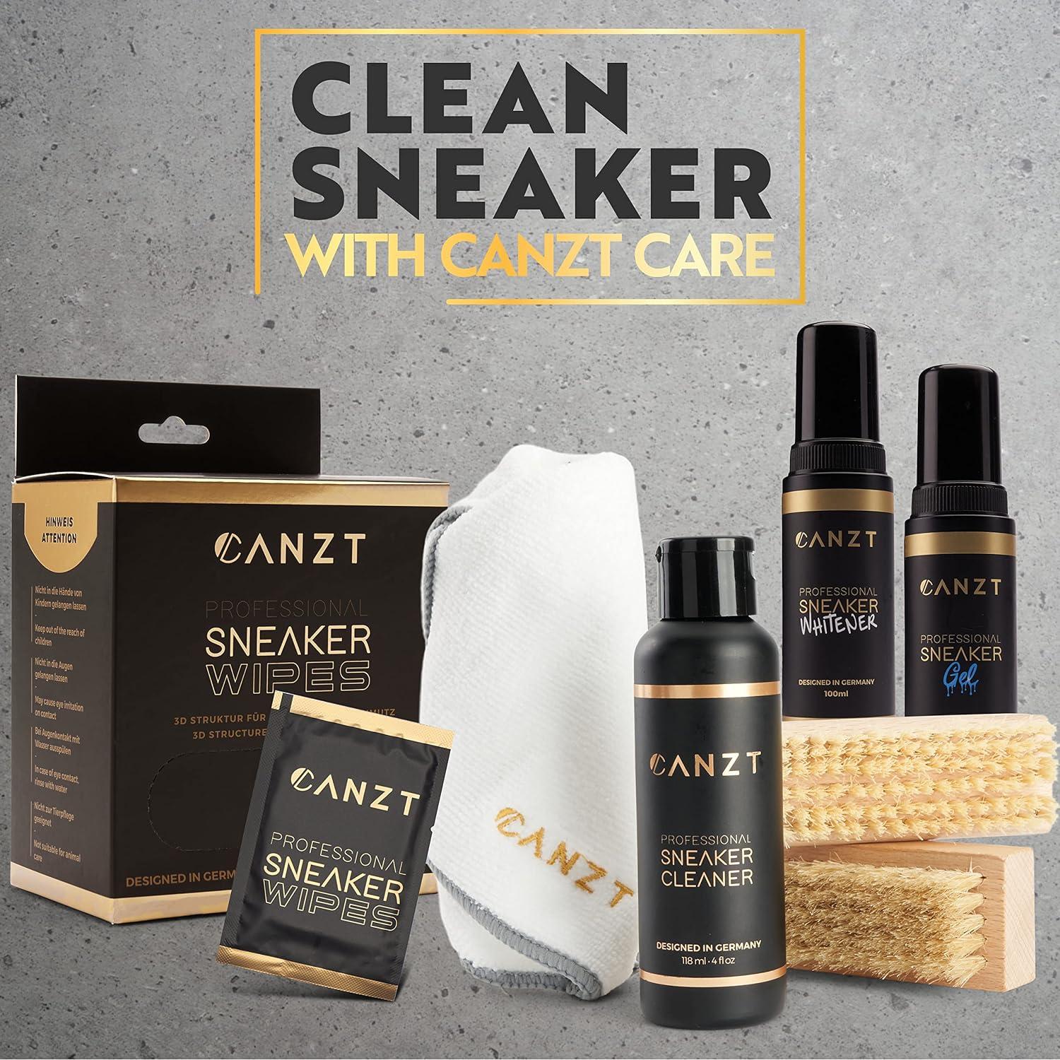 Canzt Professional Sneaker Wipes - Premium cleaning wipes for shoes &  sneakers - 30 pieces