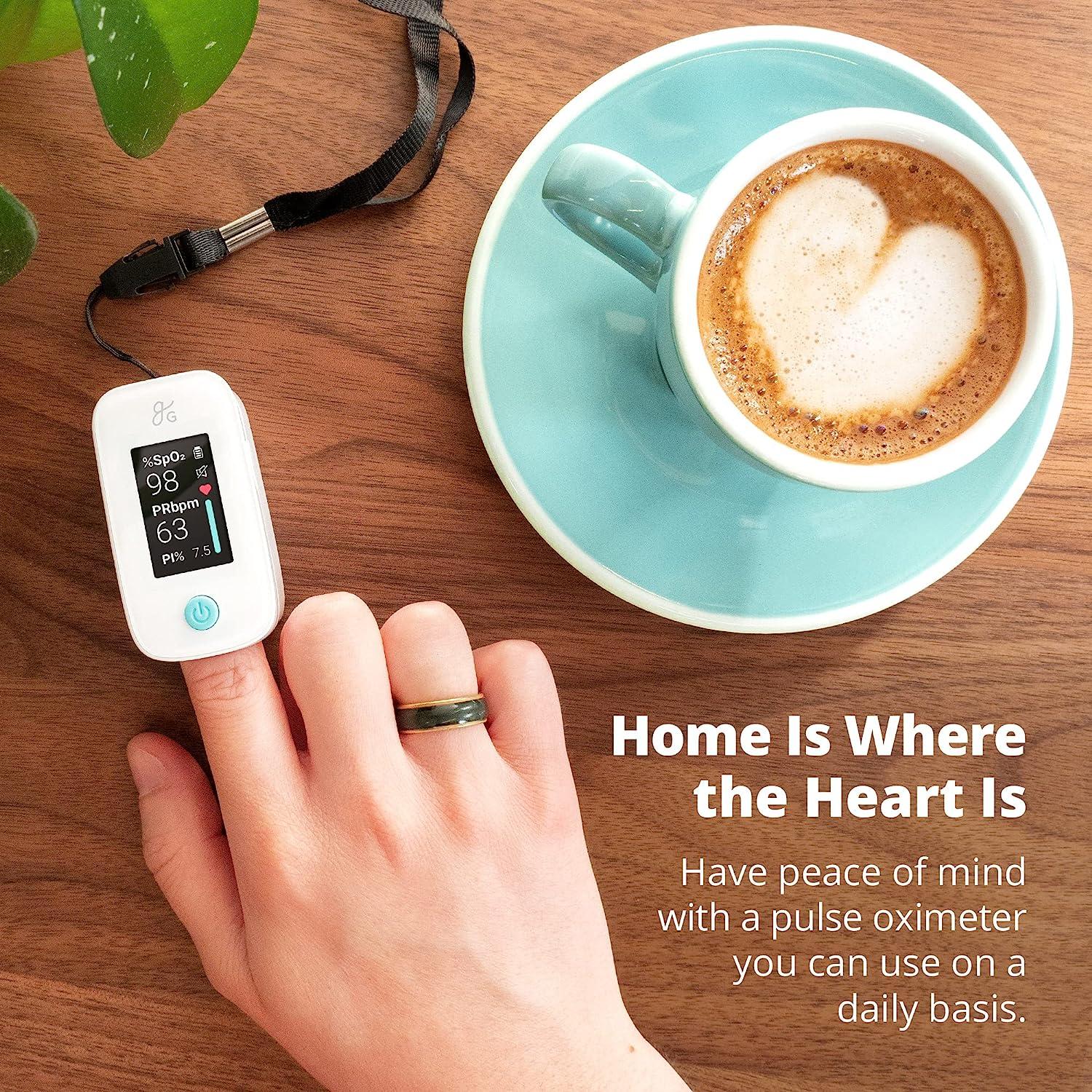 Greater Goods Premium Pulse Oximeter Fingertip Monitor for Blood