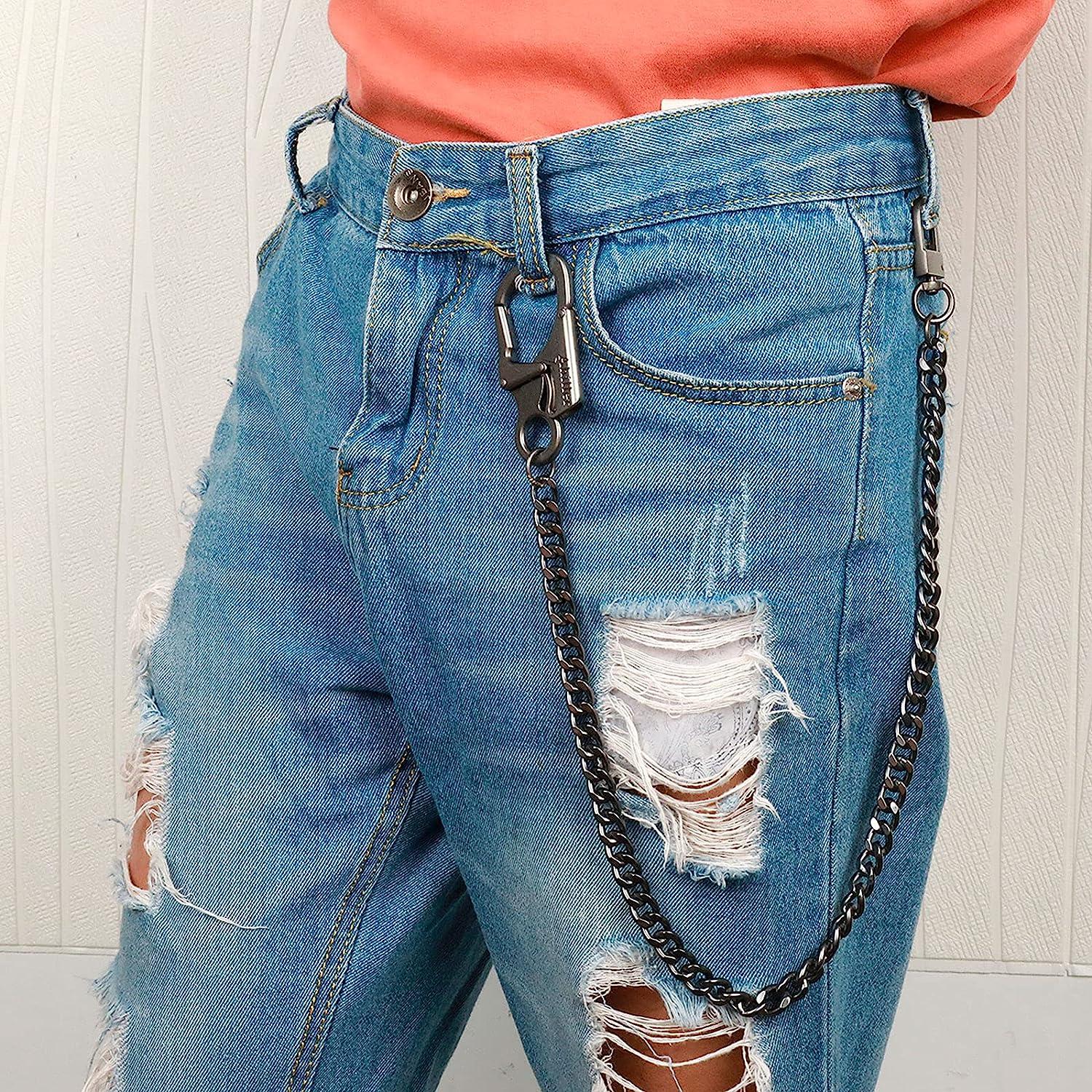 Pant Chain Novelty Fashion Lock Decorative Trousers Chain Belt Chain for  Women