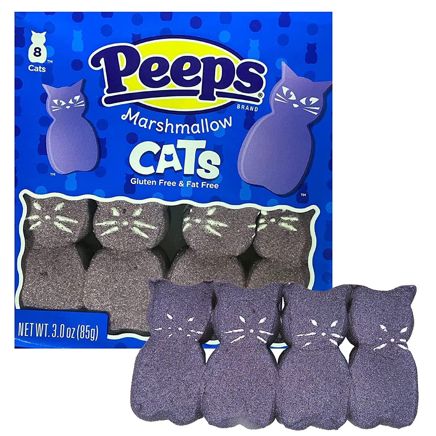 Peeps Marshmallows Candy Halloween Spooky Shaped, Sugar Coated Candy