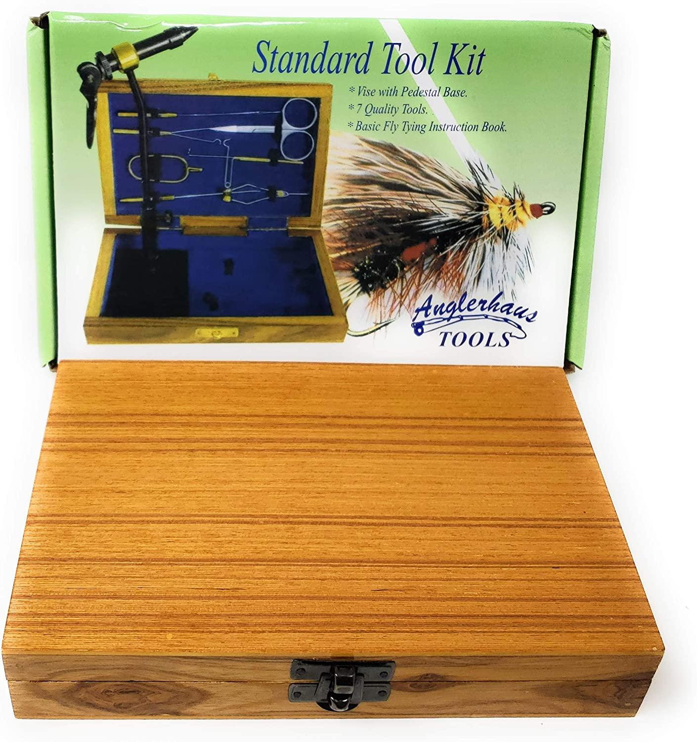 Colorado Anglers Z797 Wooden Fly Tying Standard Tool Kit, Fly