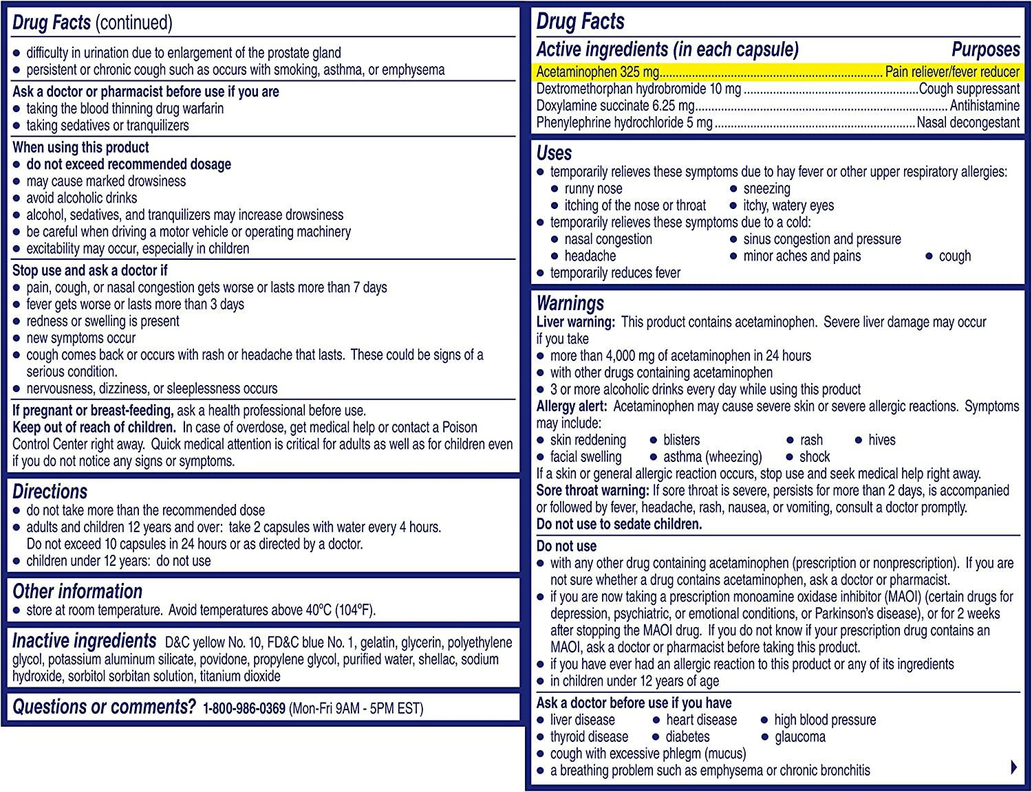 ALKASELTZER PLUS PowerMax Allergy & Cough Liquid Gels 24 Count