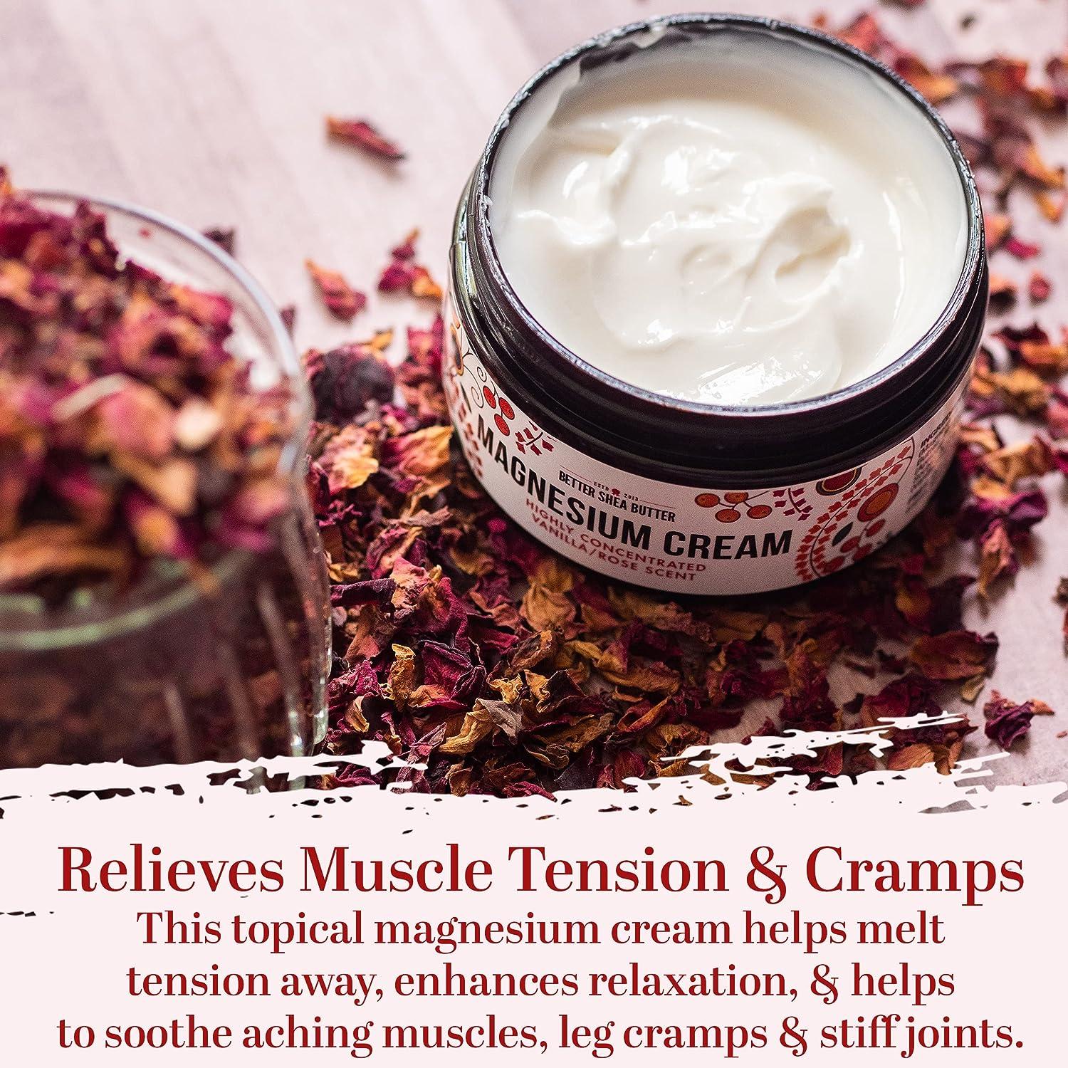 Magnesium Good Night Cream Relieves Muscle Tension and Leg Cramps