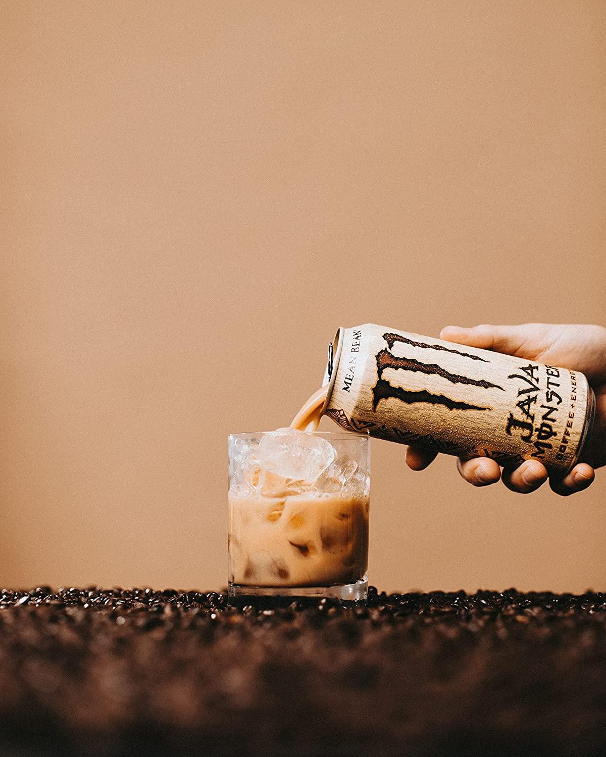 Monster Energy Java Monster Mean Bean Coffee + Energy Drink 15oz (12 Pack)