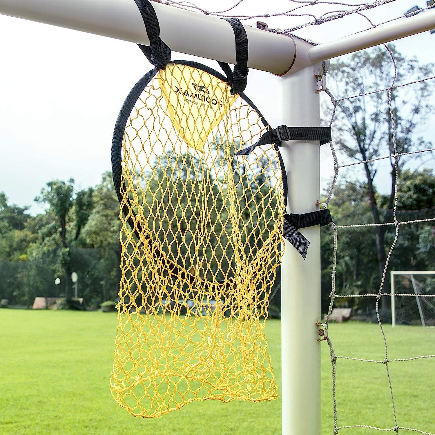 PodiuMax Top Bins Soccer Target Goal, Easy to Attach and Detach to The