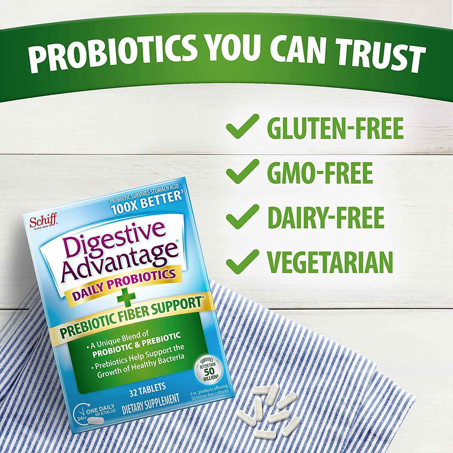 Schiff Digestive Advantage Prebiotic Fiber + Daily