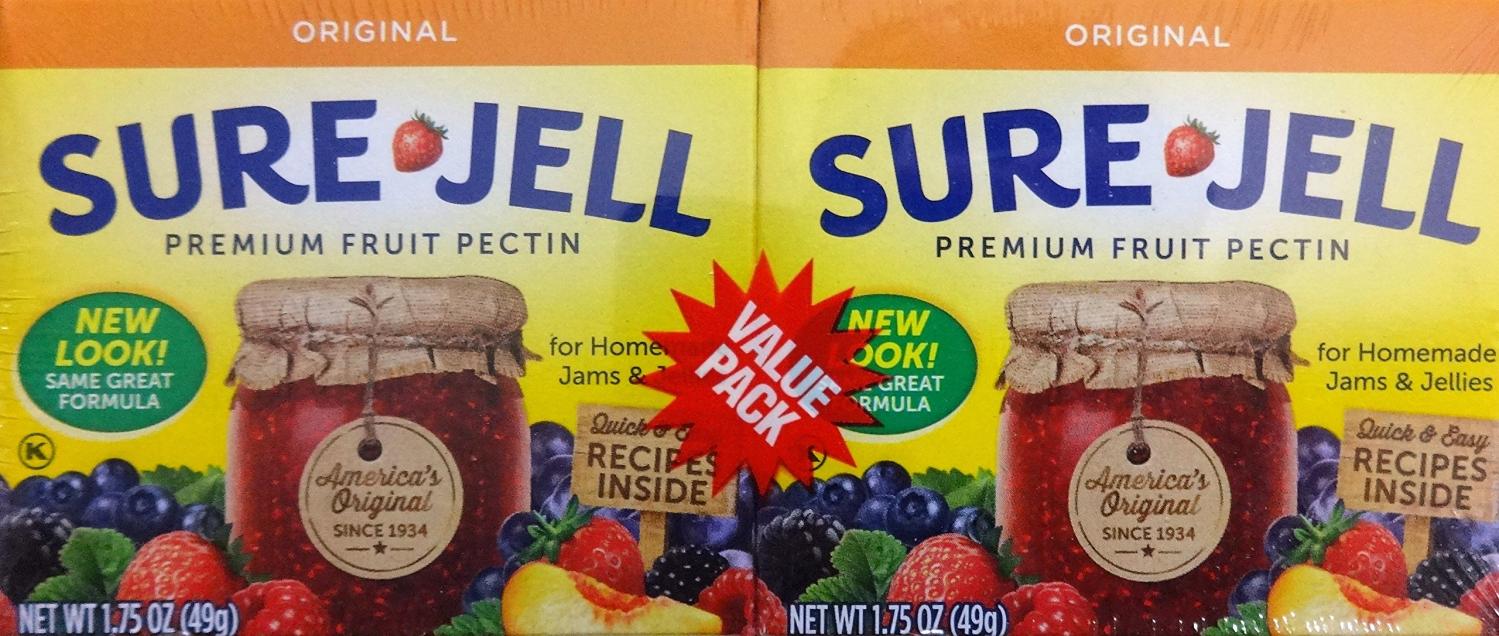 Sure Jell Premium Fruit Pectin 1.75 oz 3 Twin Packs HighQuality