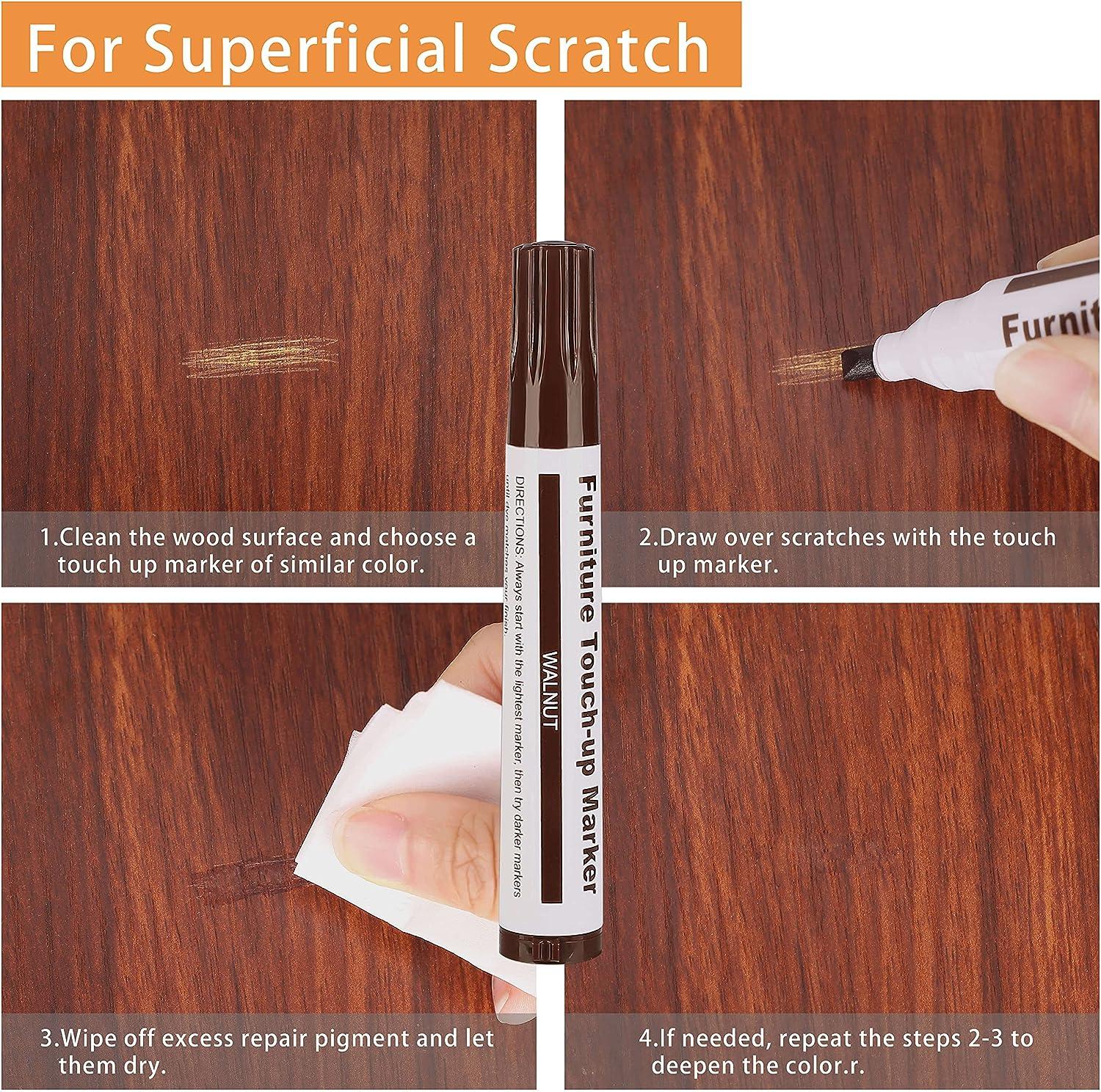 Home Furniture Markers for Touch Up Wax Sticks Wood Furniture Scratch  Repair Markers for Hardwood Wooden Floors Tables - AliExpress