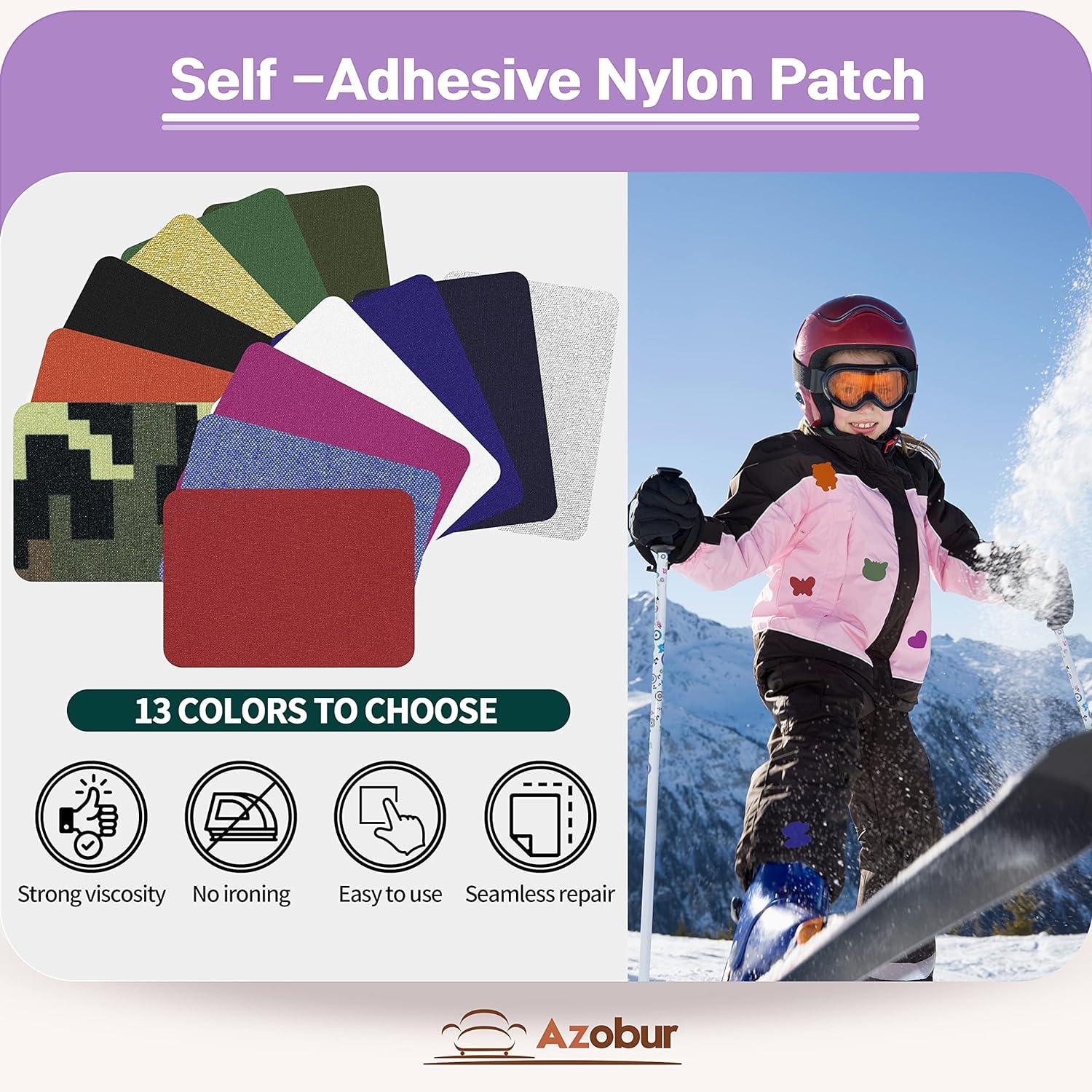 30 Pieces Nylon Repair Patches Self Adhesive Tent Patches