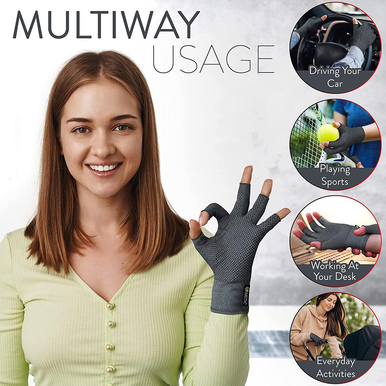 Medipaq AntiArthritis Gloves (Pair) Providing Warmth and Compression